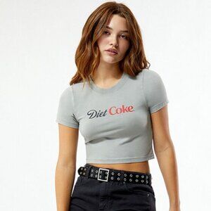 PacSun Crop top baby tee Diet Coke size XS